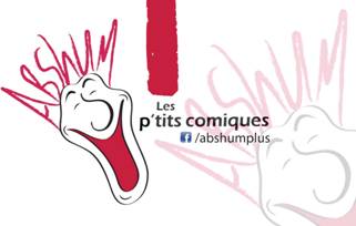 Logo d'Abshum, les p'tits comiques!
